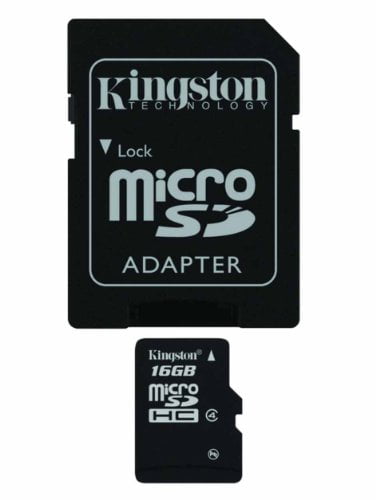 Professional Kingston MicroSDHC 16GB Card for HTC Inspire 4G Phone Phone with custom formatting and Standard SD Adapter. 16 Gigabyte SDHC Class 4 Certified