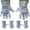 Gray, variant on G & F Kids' Leather Work Gloves, Genuine Leather, Keystone Thumb, Safety Cuff, Toddler & Children's Gardening Gloves, Brown, Size Medium, Ages 2-4, 1 Pair