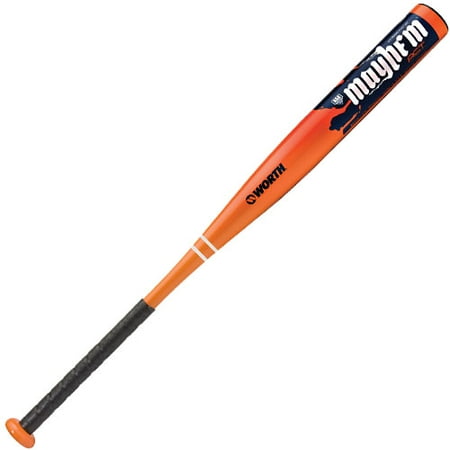 Worth Mayhem USSSA Fastpitch Softball Bat, 33" (-10)