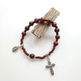 thumbnail image 2 of Finger Baptism Rosaries Glass Bead Bracelet for Baptism Favors Christening Favors Religious Favors Weddings Party Favors, 2 of 4