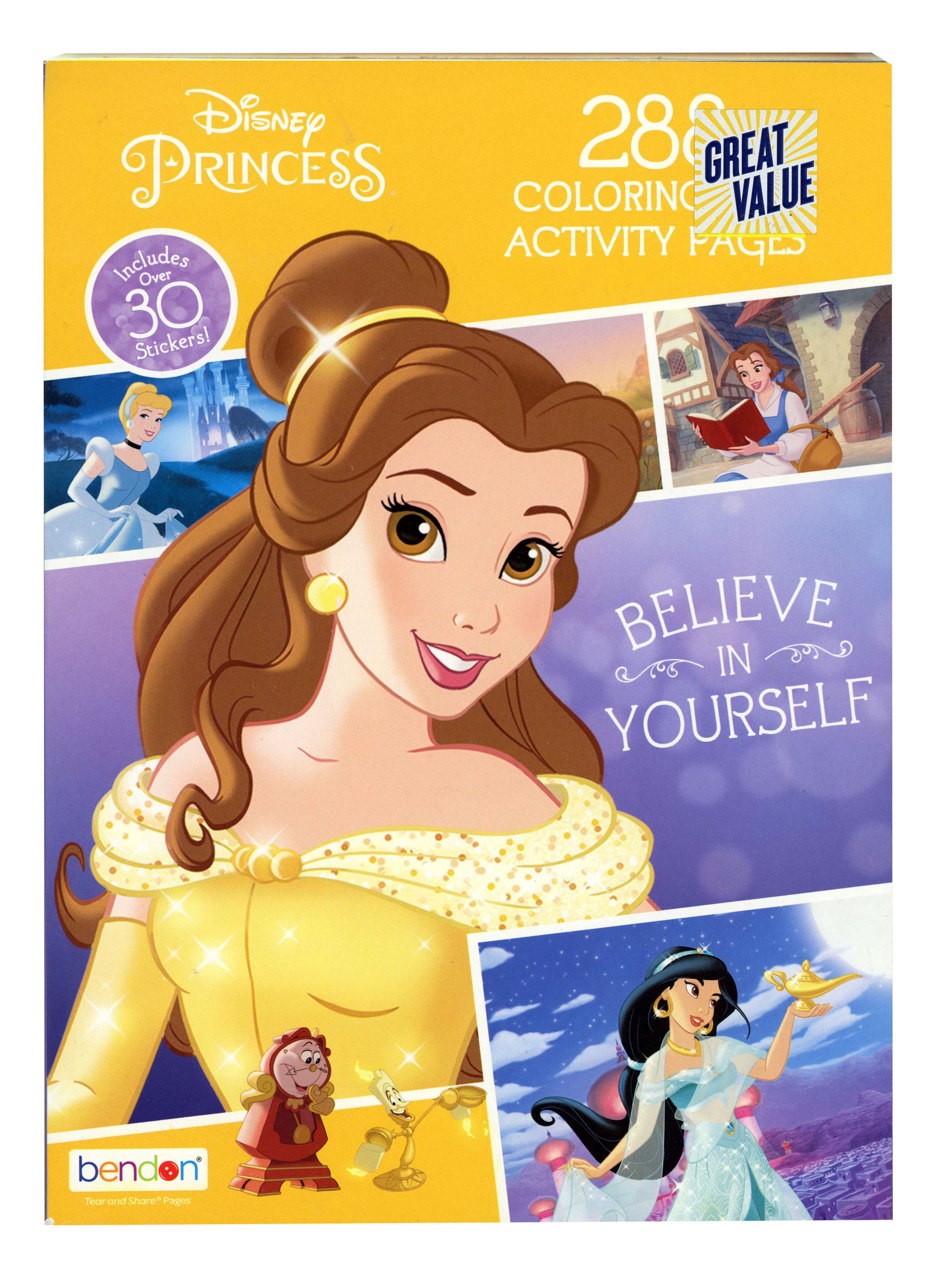 Disney Princess 20 Pg. Coloring And Activity Book