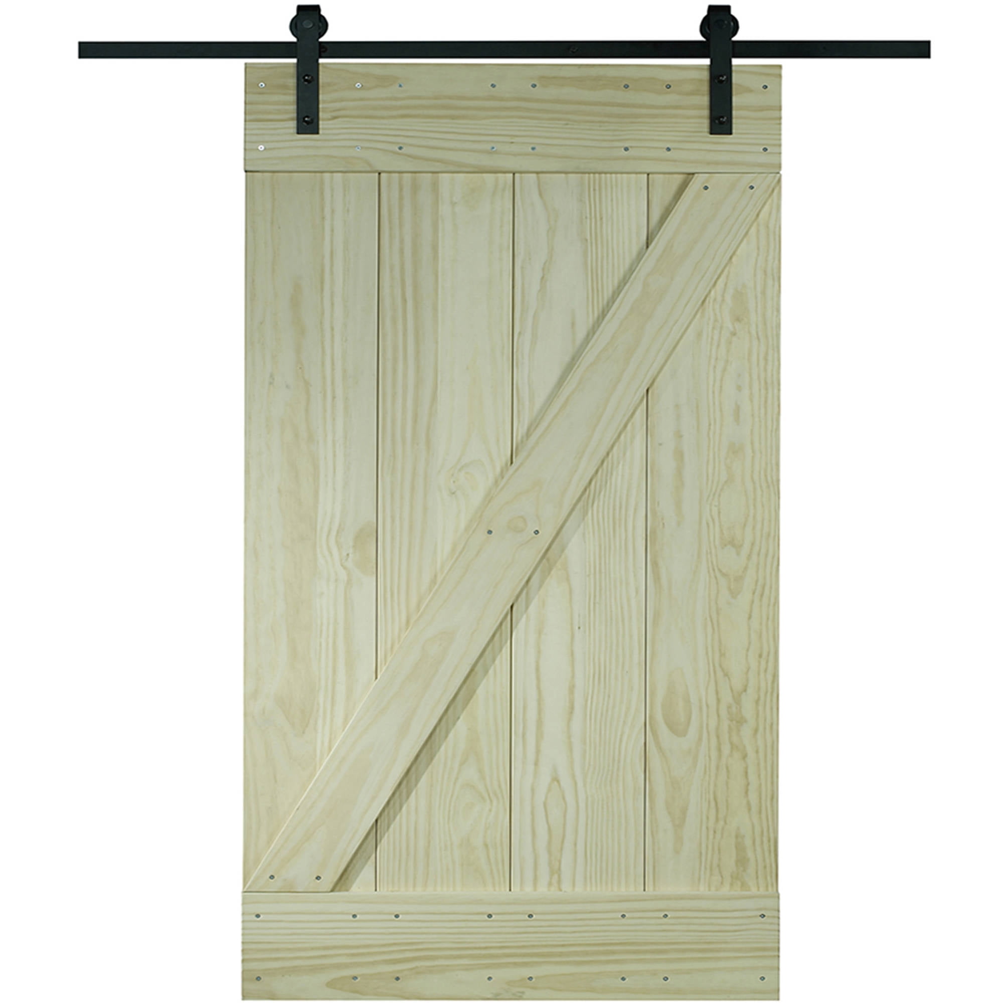 Kimberly Bay Paneled Solid Wood Unfinished Colonial Standard Door 30" x 80" 