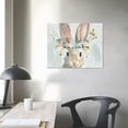 thumbnail image 4 of Orinice Rabbit Floral Crown Beatrix Potter Fine Art Aesthetic Poster & Print Wall Painting for Home Decor - Ready to Hang Canvas Wall Art for Living Room Bedroom Office 20x16in, 4 of 6