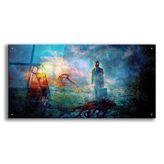 Epic Art 'Grief' by Mario Sanchez Nevado, Acrylic Glass Wall Art, 48"x24"