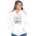 thumbnail image 3 of Flourish Flowers Jesus Christian God Zip Hoodie Sweatshirt Women Brisco Brands S, 3 of 5