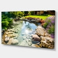 thumbnail image 2 of Ruisseau dans un Paysage Rocheux - Impression d'Art sur Toile Paysage, 2 of 3