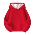 thumbnail image 4 of Sevevn Girls Casual Long Sleeve Hoodies Cute Oversized Pocket Sweatshirt Tops, 4 of 5