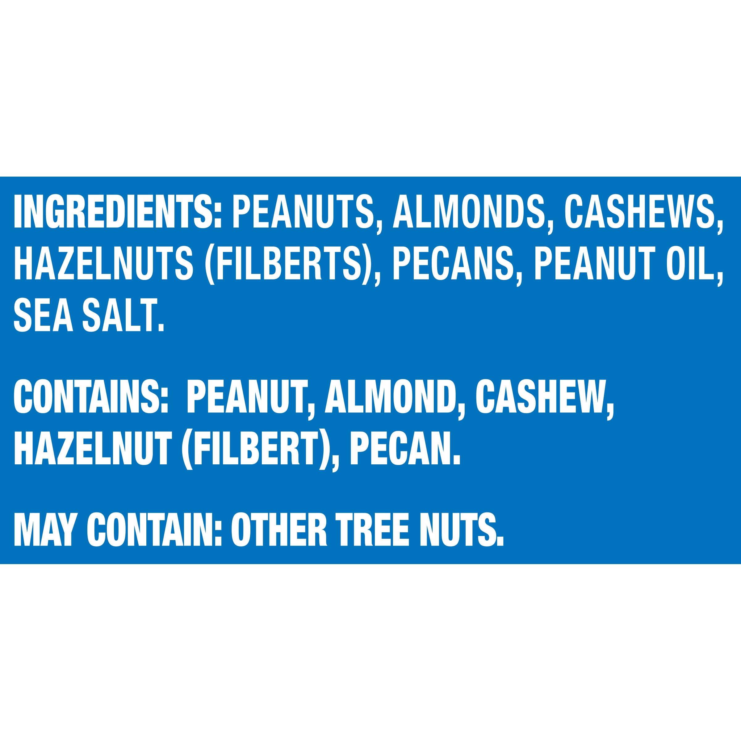 Planters Mixed Nuts Less Than 50% Peanuts with Peanuts, Almonds, Cashews, Hazelnuts & Pecans, 12 oz Canister
