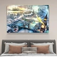 thumbnail image 4 of Tinker Bell And Peters Pan Fly to Neverland Poster Decorative Painting Canvas Wall Art Living Room Posters Bedroom Painting,Frame-style,08x12inch(20x30cm), 4 of 8