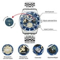 thumbnail image 6 of SKMEI Mens Watches ,Mens Skeleton Watch Chronograph Luxury Diamond Dress Business Analog Quartz Wrist Watches for Men, 6 of 7