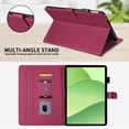 thumbnail image 4 of for OnePlus Pad Lite/Oppo Pad SE 11 inch Case, Rhombus Pattern Multiple Viewing Angles Stand Slim Folio Cover (Red), 4 of 6