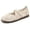 shoes 46#White, variant on oqasdz Women Casual Shoes Elegant Ballet Hook and Loop Flat Shoes with Soft Sole and Adjustable Strap Comfort Everyday Versatile Outdoor Summer