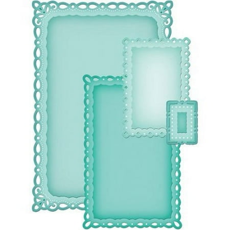 Spellbinders S5-090 Nestabilities Decorative Elements Romantic Rectangles Die Templates