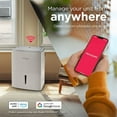 thumbnail image 5 of Frigidaire 35 Pint Dehumidifier with Wi-Fi (Energy Star) up to 3000 Sq Ft, White, 5 of 10