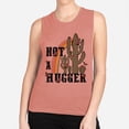 thumbnail image 2 of Not a Hugger Women's Muscle Tank Small Desert Pink, 2 of 5