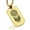 Gold, variant on Stainless Steel Dream Catcher Good Luck Charm Dog Tag Pendant Necklace