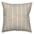 thumbnail image 2 of Creative Products Gray Chevron Lines 18x18 Indoor / Outdoor Pillow, 2 of 3