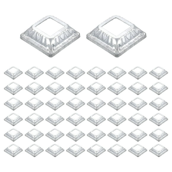 50Pack Post Base Cover, 1.75x1.75 Metal One-Piece Post Skirt Porch Column Wrap(0.75x0.75)