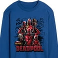 thumbnail image 3 of Marvel Deadpool & Wolverine - We Are Deadpool Doodles - Men's Long Sleeve Graphic T-Shirt, 3 of 5