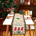 thumbnail image 3 of Christmas Table Runner Gnome Xmas Table Runner Seasonal Holiday Winter Farmhouse Kitchen Dining Table Christmas Decoration for Indoor Outdoor Home Party Coffee Decor 13 x 72 Inch, 3 of 6