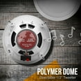 thumbnail image 5 of Pyle 6.5 Ceiling Wall Mount Speakers-Pair of 2-Way Midbass Woofer Speaker 1/2'' Polymer Dome Tweeter Flush Design w/70Hz-20kHz Frequency Response&200 Watts Peak Easy Installation-Pyle PDIC61RD, 5 of 8