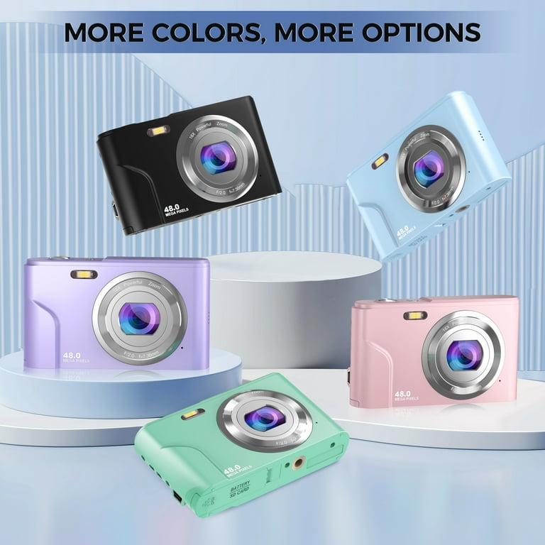Digital Camera Autofocus 1080P, 48MP Webcam Point and Shoot Camera