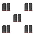thumbnail image 2 of Sidaley 1 Pair Game Fingertip Gloves Sweat Fingertips Proof Stretchy Nylon Sleeves Anti-Slip Fiber Screen Gaming Touch Spare Type2, 2 of 6