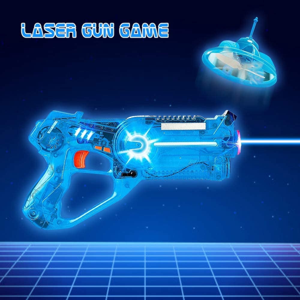 Exciting Outdoor Fun Play Laser Tag Gun Set with Flying Laser Shooting Drone