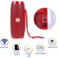 thumbnail image 3 of Portable Bluetooth Speaker Waterproof Wireless Speaker TG-157 Outdoor Portable Wireless Bluetooth Speaker With RGB Colorful Lights - Red, 3 of 8