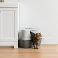 IRIS USA Cat Litter Box, High Sided and Enclosed Kitty Litter Box with