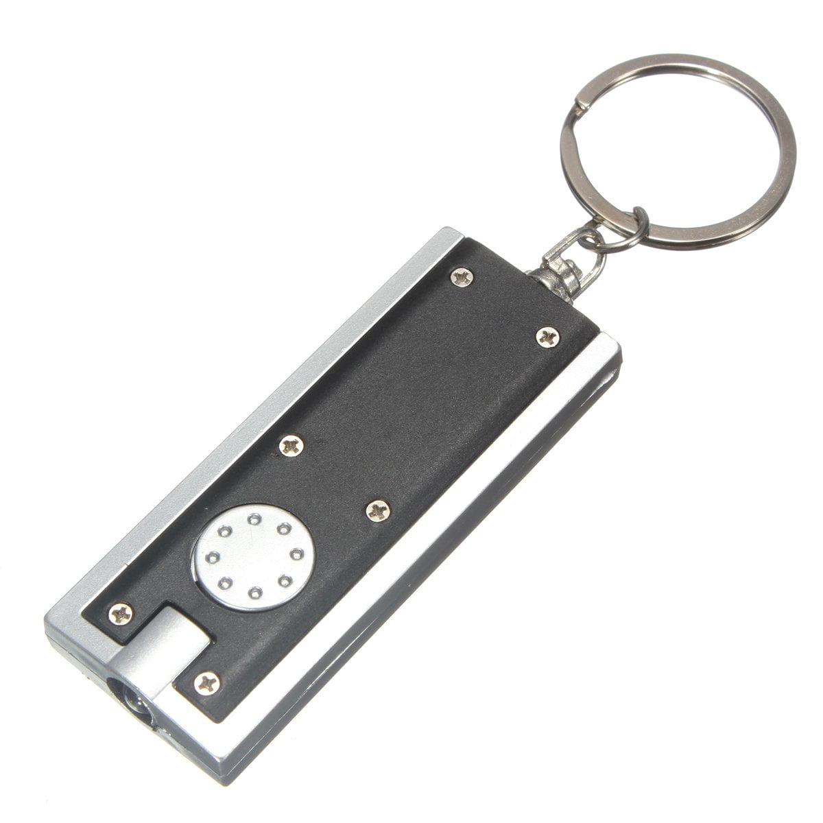 Mini Lampe Torche Porte-clés Rechargeable 1000lm - Alliage Aluminium, étanche - Avec Power Bank Intégrée