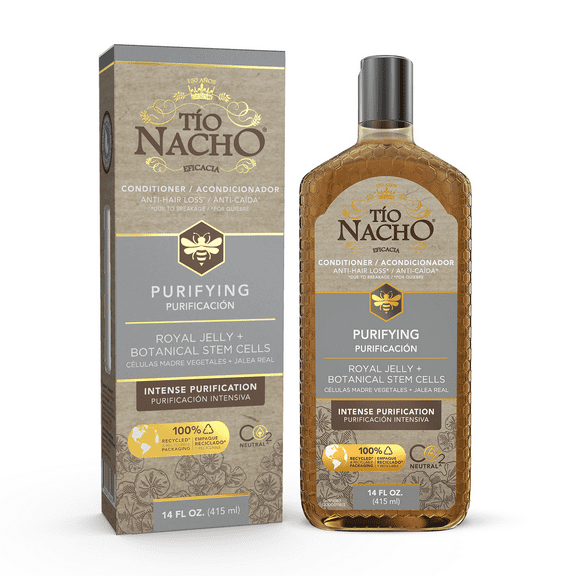 Tio Nacho Purifying Conditioner, with Royal Jelly, All Hair Types Nourishes Hair, 14 fl oz Bottle