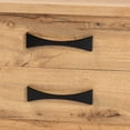 thumbnail image 5 of Baxton Studio Colburn Modern and Contemporary Oak Brown Finished Wood 2-Drawer Nightstand, 5 of 7