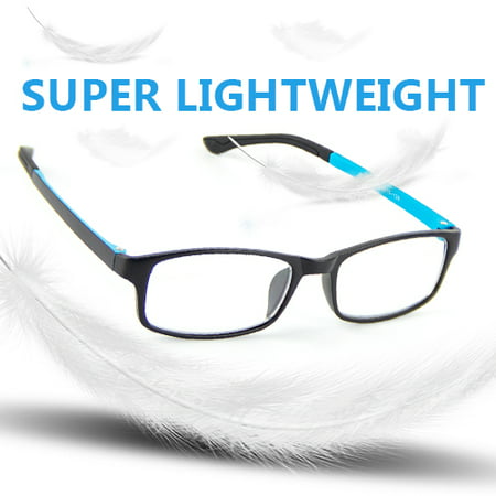 Cyxus Lightweight Computer Gaming Glasses for Blocking Blue Light UV Anti Eyestrain, Rectangle Frame Men/Women Eyewear