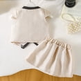 thumbnail image 7 of Gibobby Toddler Girls 2Pcs Baby Girls Kids Flower T-Shirt 6M 12M 18M 24M 3T 4T Tops+Shorts Pants Outfits Summer Clothes,3-4 Years,Beige, 7 of 7