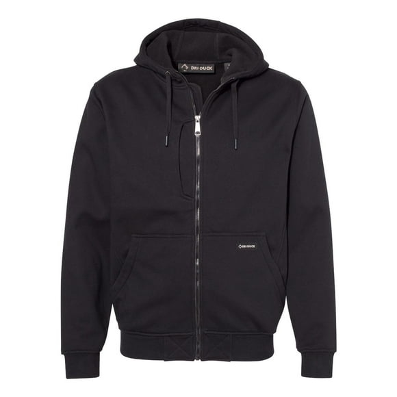 DRI DUCK Bateman Bonded Power Fleece 2.0 Full-Zip Jacket , S, Black