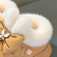 thumbnail image 5 of BOBOGOJP Girls Boys Boots Kids Winter Ankle Fleece Lined Snow Shoes Fuzzy Classic Kid's Low Boot for Toddler/Little Kid/Big Kid Coffee for Size 12, 5 of 7