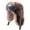 Brown, variant on Unisex Winter Aviator Trapper Hat with Goggles, Cute Panda Embroidery Warm Pilot Cap, Khaki
