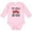 AD-Pink, variant on Uncle Firefighter for Nephew Boys or Girls Long Sleeve Baby Bodysuit