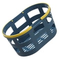 thumbnail image 1 of sweethay Cesta de ducha azul amarillo plástico ahuecado con asas plegables cesta de almacenamiento organizador para baño cocina escuela dormitorio Accesorios de baño sweethay HA014237-00, 1 of 6