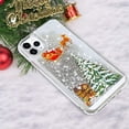 thumbnail image 3 of Liquid Christmas Case for iPhone 14 Pro Max,Cute Christmas Tree Santa Elk Flowing Floating Moving Glitter Bling Sparkle Clear Shockproof Women Girls Case for iPhone 14 Pro Max 6.7 Inch (Gold), 3 of 4