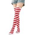 thumbnail image 5 of ✪ Striped Over Knee Thigh High Long Socks for Christmas Holiday Party Stockings, 5 of 19