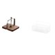 thumbnail image 1 of Organizador De Servilletas De Madera Con Cesta Para Colgar En La Pared Y Estante Flotante De Alambre De Metal Para Cocina, Baño, Oficina, Comedor, Encimera, Sala De Estar., 1 of 8