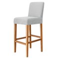 thumbnail image 1 of Bar Stool Covers 2 Pack Bar Stool Covers with Backs Barstool Covers Velvet Bar Stool Seat Covers Slipcover Pub Counter Stool High Back Chair Counter Height Side Chairs Covers, 1 of 5