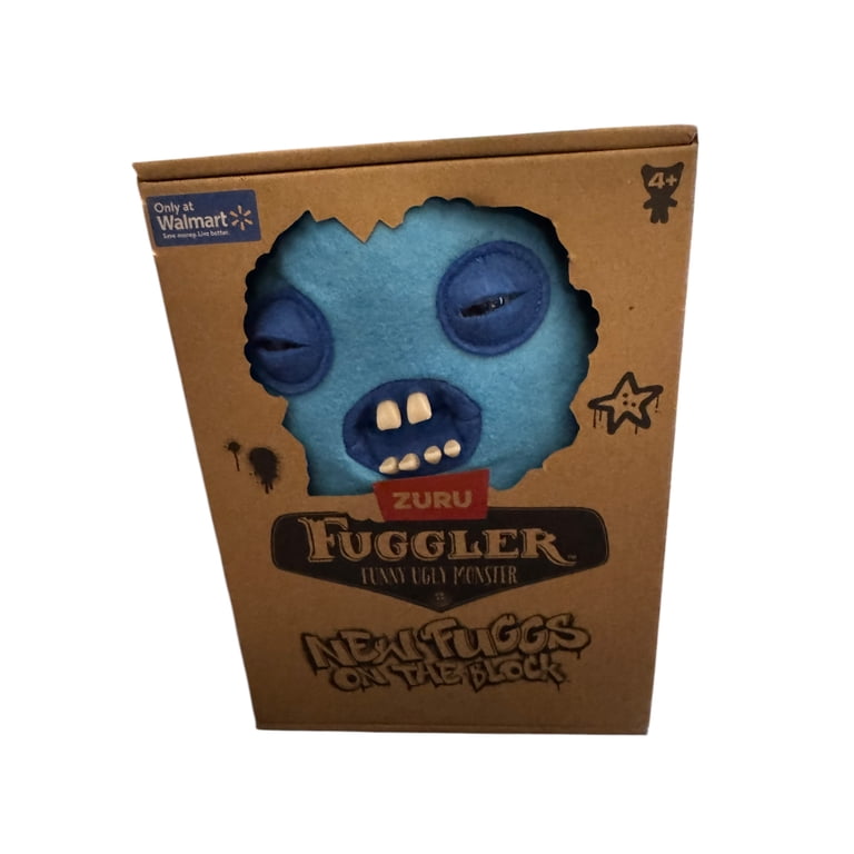 Fuggler Cod Father, Funny Ugly Monster Plush, Blue Stuffed Animal
