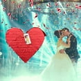 thumbnail image 2 of APINATA4U Red Heart Pinata, Wedding Party Supplies, Bridal Shower & Valentines Day Gift, Love Theme Party Decor, Romantic Heart Pinata for Weddings & Anniversaries, Party Favor, 17 X 17 X 4 Inches, 2 of 5