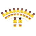 thumbnail image 3 of 11 piezas de futbolín de mesa Cola para hombres juguetes de fútbol Amarillo, 3 of 8