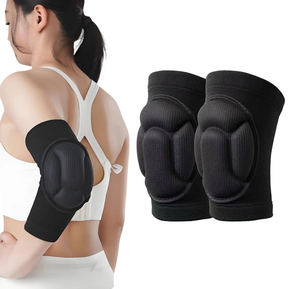 BESTSKY 2Pcs Elbow Brace,Shock Absorption Elbow Pads,Tendonitis Elbow Brace for Volleyball,Sports