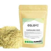 Organic Carnauba Wax Flakes 1 LB by Oslove Organics T1 Grade, Multipurpose Wax