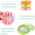 thumbnail image 3 of 3 Pices Pilulier Journalier Voyage Bote Pilules En Plastique Distributeur Pour Mdicament Et Vitamines, 3 of 5